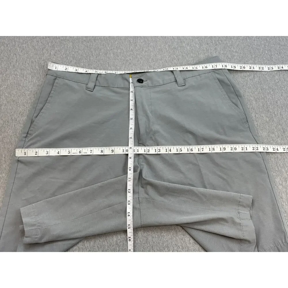 Banana Republic Shorts Mens‎ 38 Gray Cotton Performance Stretch Golf 9